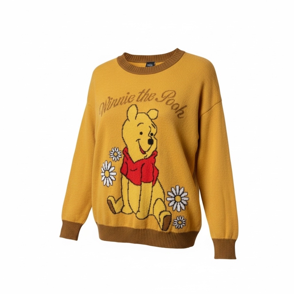 Disney Winnie the Pooh Wildflower Pullover Sweater Women’s Size Medium